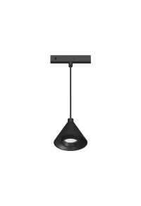  MINI BLACK MAGNETIC PENDANT LUMINAIRE 24V DC 2W 4000K 170LM 36° RA90 5 YRS Φ45*35,5(1000)ΜΜ