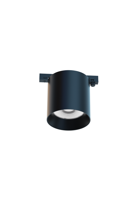  MINI BLACK MAGNETIC SPOT 24V DC 7W 4000K 700LM 36° RA90 5 YRS Φ68*71(83,4)ΜΜ