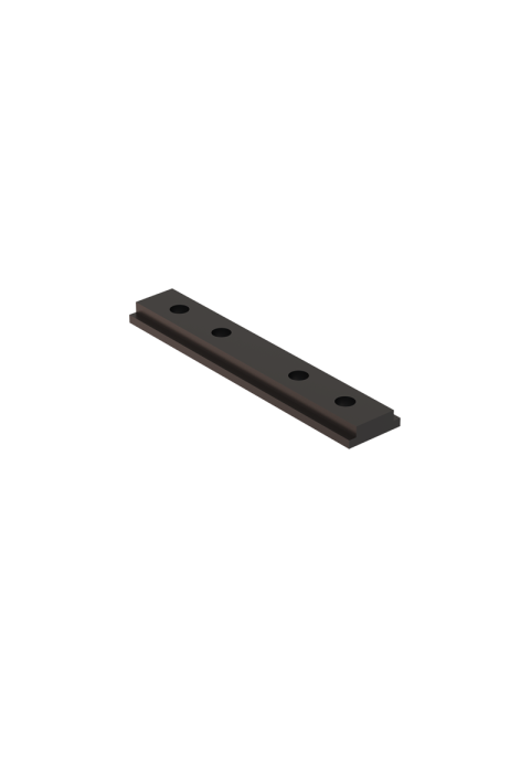 METAL BLACK STRAIGHT CONNECTOR FOR MINI MAGNETIC TRACK