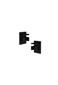 BLACK END CUPS(SET OF 2 PCS) FOR MINI MAGNETIC TRACK