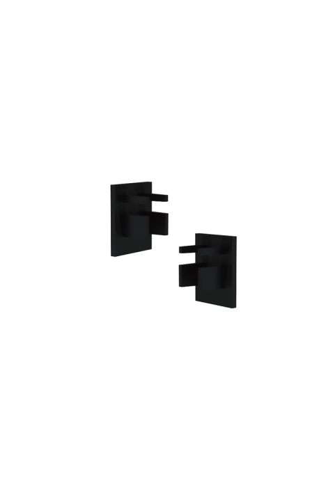 BLACK END CUPS(SET OF 2 PCS) FOR MINI MAGNETIC TRACK