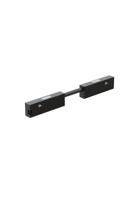 BLACK CORNER ELECTRICAL CONNECTOR WITH CABLE FOR MINI MAGNETIC TRACK 24V DC