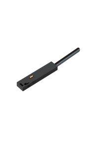 BLACK ELECTRICAL FEEDER FOR MINI MAGNETIC TRACK 24V DC WITH 0,5M WIRE