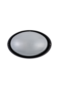 CEILING LAMP OVAL No5072 BLACK RAL C0026