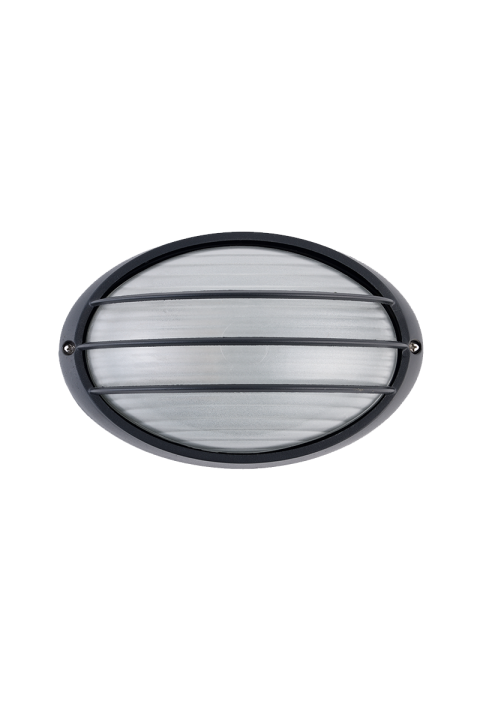 CEILING LAMP OVAL No5074 GREY RAL7016M