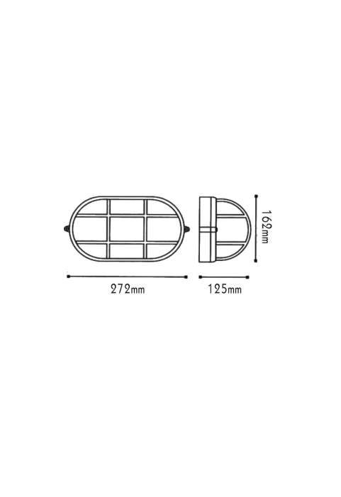 WALL LAMP IP45 E27 WHITE RAL C3619M