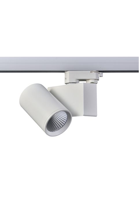 ΑΜΜΩΔΕΣ ΛΕΥΚΟ LED ΣΠΟΤ ΡΑΓΑΣ 20W 3000K 3-PHASE 38° 2200LM 230V AC Ra80 5YRS