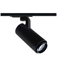SAND BLACK LED ZOOMABLE TRACK LUMINAIRE 15W 4000K 1-PHASE 20-50° 1500LM MAX. 230V AC Ra80 5YRS