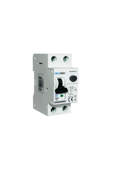 ELECTROMAGNETIC RCBO 1P+N C6 30mА AC TYPE 6kA 2M  