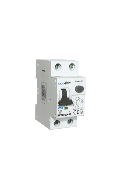 ELECTROMAGNETIC RCBO 1P+N C10 30mА AC TYPE 6kA 2M  