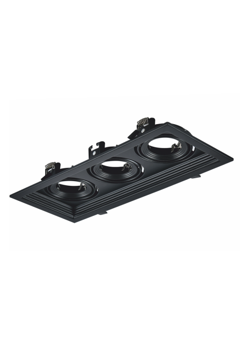 BLACK COLOR SPOT 3xGU10 130x320