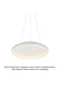 ПЛАФОН LED 36W CCT 3470LM WHITE METAL D41XH120CM DIANA