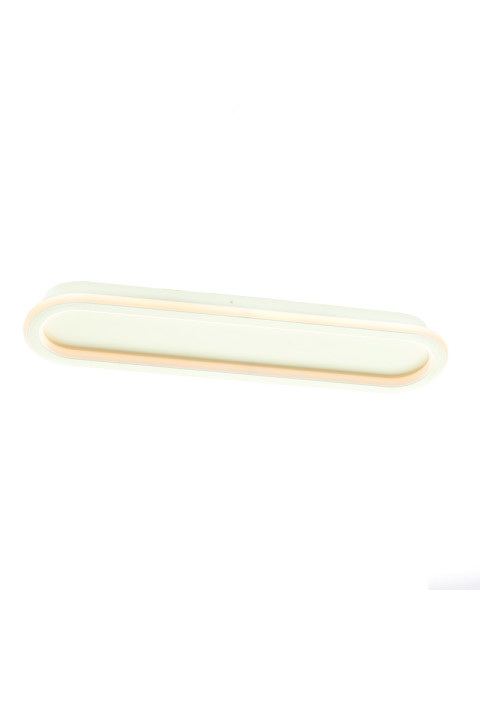 ПЛАФОН, АПЛИК LED 33W DIM CCT 3300LM SOLO METAL WHITE IP20 57X14X6CM