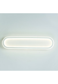ПЛАФОН, АПЛИК LED 33W DIM CCT 3300LM SOLO METAL WHITE IP20 57X14X6CM