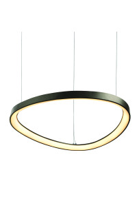 ПОЛИЛЕЙ ACA LIGHTING / LED LIGHT 44W CCT 4670LM HARMONY BLACK ALUMINUM IP20 D60XH120CM