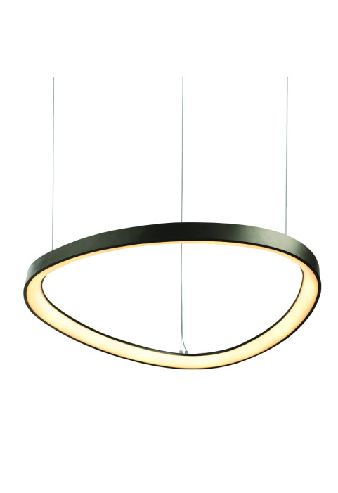 ПОЛИЛЕЙ ACA LIGHTING / LED LIGHT 44W CCT 4670LM HARMONY BLACK ALUMINUM IP20 D60XH120CM