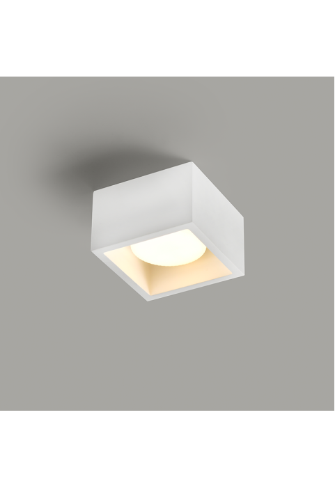 GYPSUM SQUARE CEILING LIGHT NATURAL 110*110*80 GENI 1*GX53