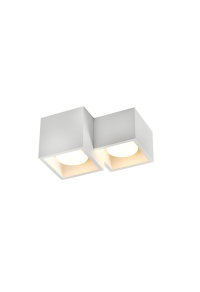 GYPSUM 2 SQUARE CEILING LIGHT NATURAL 265*235*150 GENI 2*GX53