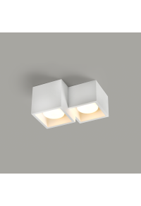 GYPSUM 2 SQUARE CEILING LIGHT NATURAL 265*235*150 GENI 2*GX53