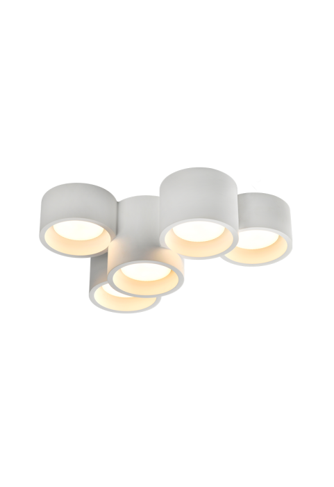 ЛУНИ CEILING LIGHT NATURAL 370*240*150 GENI 5*GX53