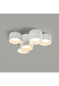 ЛУНИ CEILING LIGHT NATURAL 370*240*150 GENI 5*GX53