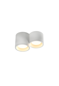 GYPSUM 2 ROUNDS CEILING LIGHT NATURAL 215*110*110 GENI 2*GX53
