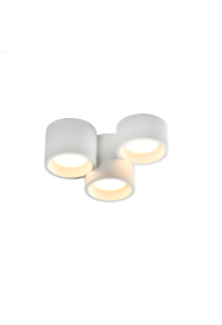 GYPSUM 3 ROUNDS CEILING LIGHT NATURAL 260*170*150 GENI 3*GX53