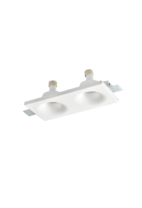 ROUND DOUBLE GYPSUM TRIMLESS SPOTLIGHT 260*130*45 REMY 2*GU10 