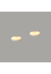 ROUND DOUBLE GYPSUM TRIMLESS SPOTLIGHT 260*130*45 REMY 2*GU10 