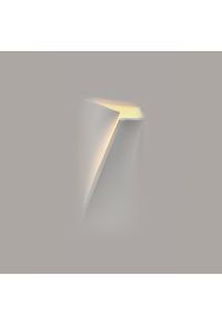 GYPSUM TRIMLESS WALL INDIRECT LIGHTING OPENING LEFT 350*247*180 1XE14 GEO