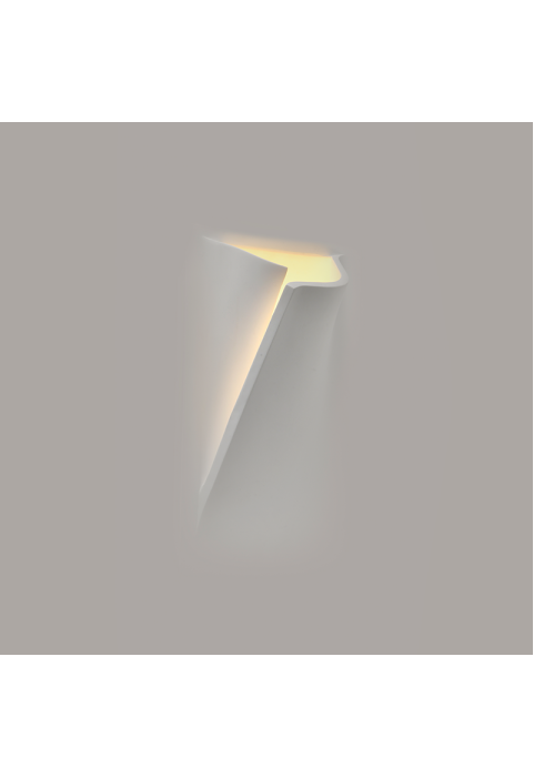 GYPSUM TRIMLESS WALL INDIRECT LIGHTING OPENING LEFT 350*247*180 1XE14 GEO
