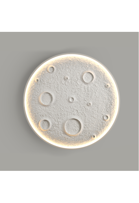 LED GYPSUM CEILING-WALL LIGHT NATURAL 24W 680Lm 3000K D450Χ70 MOND
