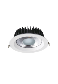 LED WHITE RECESSED DOWNLIGHT 20W 6500K 2600Lm 90° 230V AC Ra80 Φ140*63MM 5YRS

