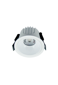 LED WHITE RECESSED DOWNLIGHT 20W 3000K 2200Lm 40° IP44 230V AC Ra80 Φ107*70MM 5YRS
