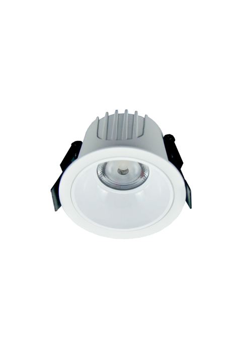 LED WHITE RECESSED DOWNLIGHT 20W 6500K 2300Lm 40° IP44 230V AC Ra80 Φ107*70MM 5YRS
