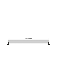LED WALLWASHER 18W, 1530lm 4000K, 15° x 60° 0,5m, IP66, 3years warranty with fast connectors

