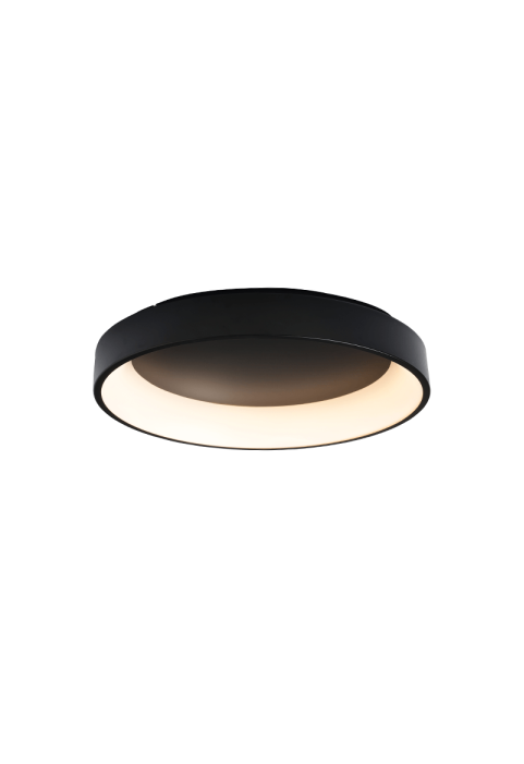 ПЛАФОН LED 73W CCT 5450LM BLACK METAL D78XH14CM APOLLO