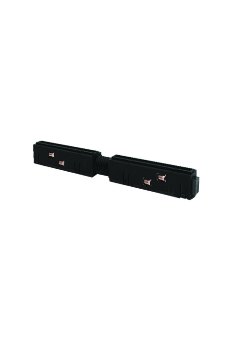 MATTE BLACK ADJUSTABLE ELECTRICAL CONNECTOR FOR MAGNETIC TRACK 48V DC