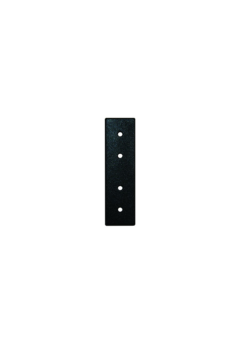 Съединителна планка за монтаж магнитни системи ACA LIGHTING / STRAIGHT METAL CONNECTOR FOR MAGNETIC CEILING/RECESSED RAIL, MATT BLACK