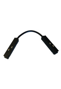 MATTE BLACK CABLE CORNER ELECTRICAL CONNECTOR FOR MAGNETIC TRACK 48V DC
