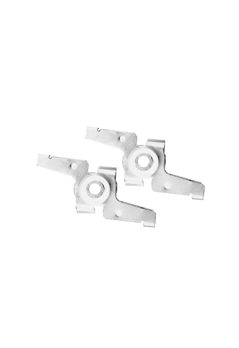 INSTALLATION KIT 2PCS FOR SURFACE MATTE WHITE MAGNETIC TRACK