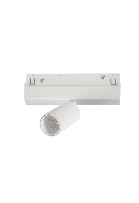 LED ПРОЖЕКТОР ЗА МАГНИТНА ШИНА ACA LIGHTING / MATTE WHITE MAGNETIC MINI SPOT 48V DC 6W 4000K 640LM 24° OSRAM RA90 Φ30*60MM