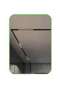 12W 4000K LED ОСВЕТИТЕЛНО ТЯЛО ЗА МАГНИТНА ШИНА ACA LIGHTING / WHITE MATTE MAGNETIC LINEAR LIGHT 48V DC 12W 4000K 1080LM 36° OSRAM RA90 L220MM