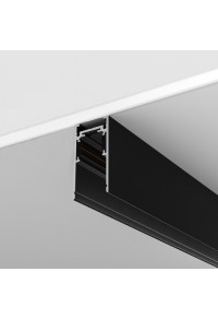 1М МАГНИТНА ШИНА ЗА ОТКРИТ МОНТАЖ ACA LIGHTING /MAGNETIC SURFACE/PENDANT TRACK 48V DC 1M MATTE BLACK